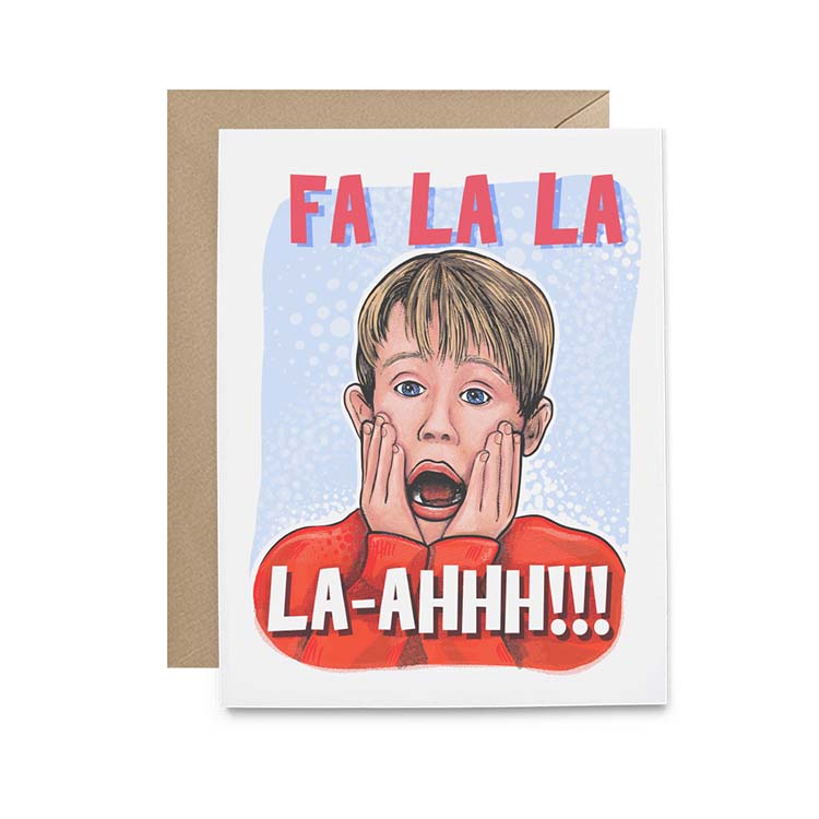 Home Alone Scream Holiday Card